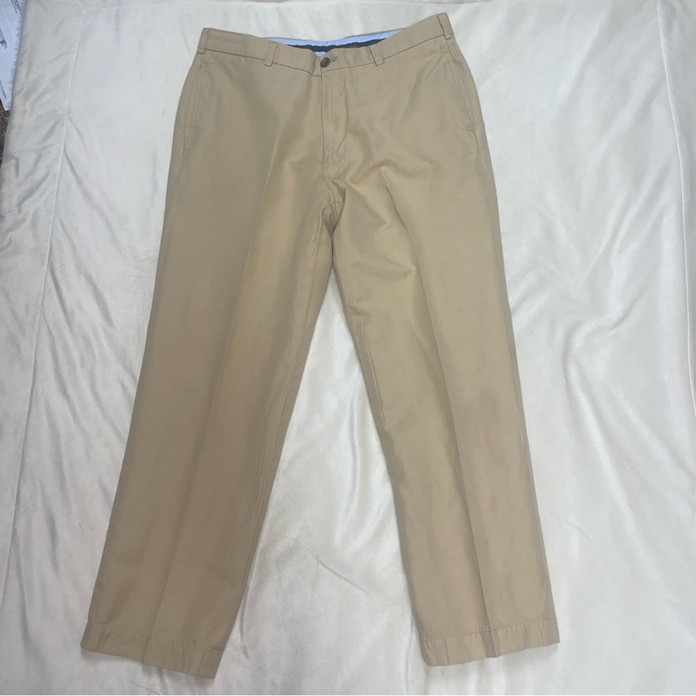 Brooks Brothers Hudson Trousers, Linen/Cotton, 35x30 - Picture 2 of 7